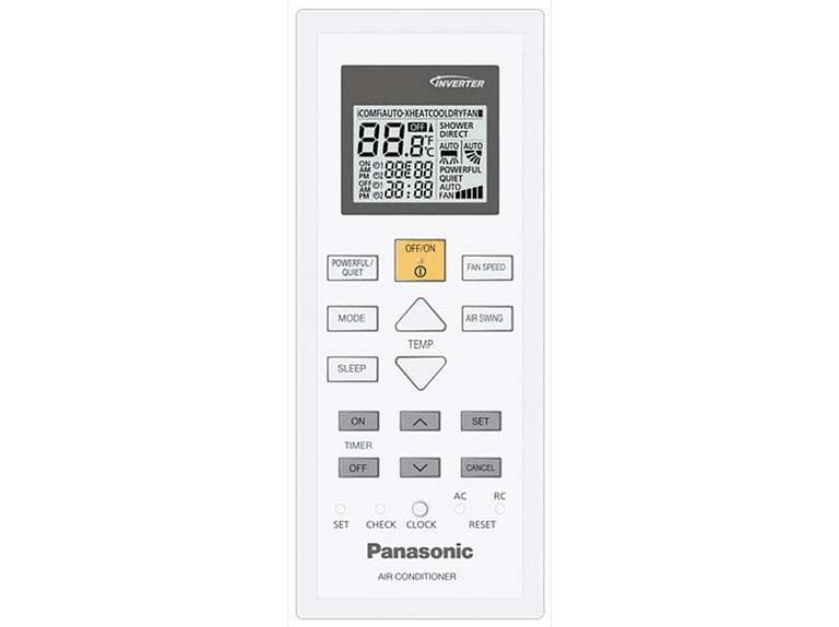 Aire acondicionado - Panasonic KIT-UZ25-WKE, Split 1x1, 2150 fg/h, Inverter, Bomba de calor, Blanco