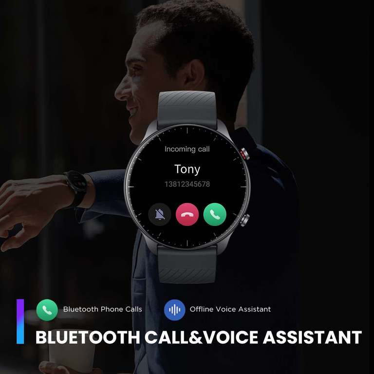 Amazfit GTR 2 Smartwatch con Llamada Bluetooth 90 + Modos Deportivos [2022 New versión]