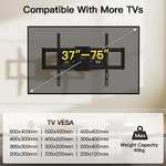 Soporte TV de pared desde 37 a 75 pulgadas inclinable y giratorio