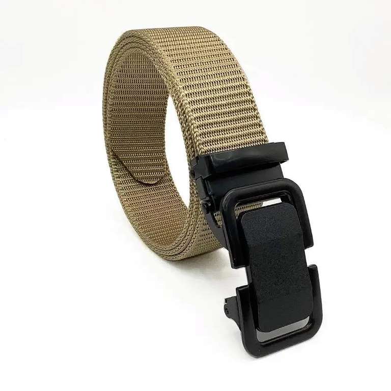 Cinturón táctico de nylon tejido para hombre, opción ideal para regalos.