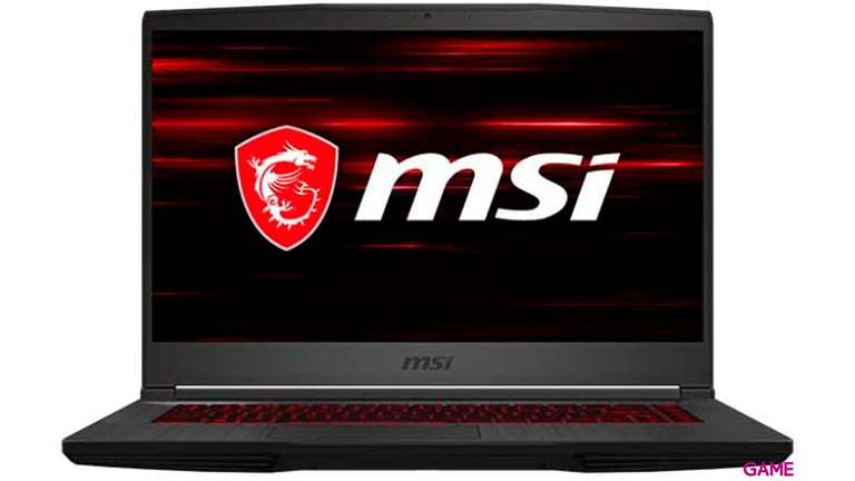 MSI GF63 THIN 10UC-601XES - i5 10500H - RTX 3050 - 8GB - 512GB SSD - 15.6" FHD 144Hz IPS - FreeDos