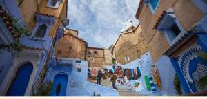 Chefchaouen Viaje de fin de semana a la 'perla azul' de Marruecos con vuelos + 3 noches en riad con desayunos (PxPm2)(Octubre)