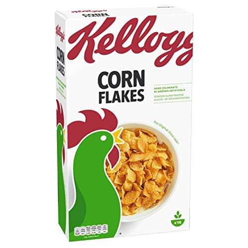 3 x Kellogg's Cereales de Maíz Tostado, 500g