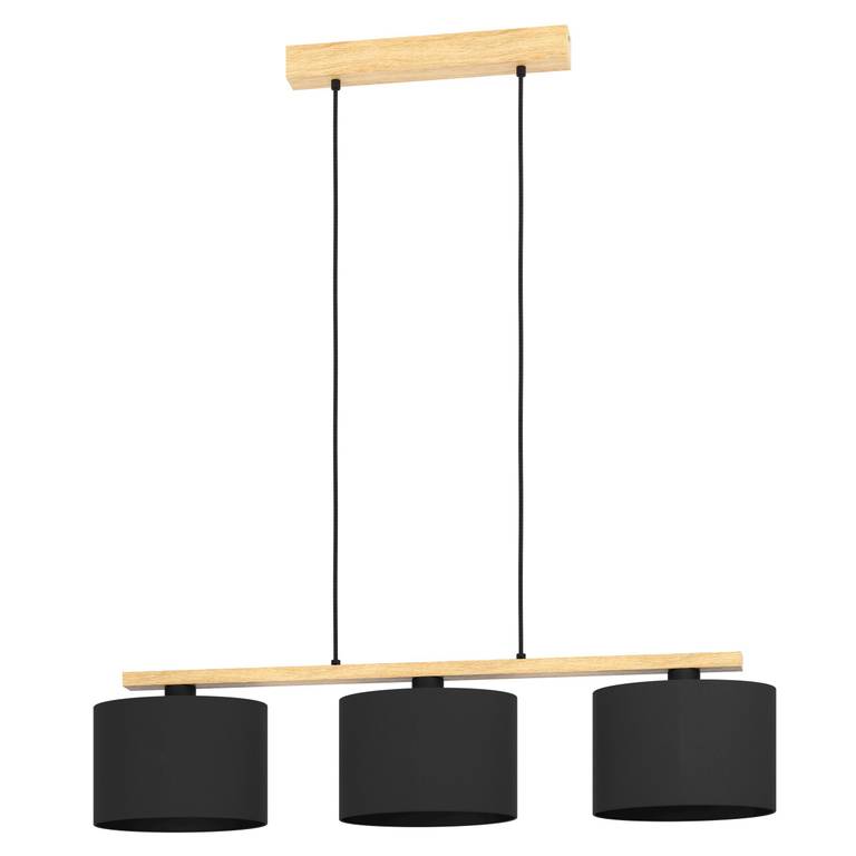 Eglo lámpara colgante Castralvo para comedor, luminaria de 3 luces
