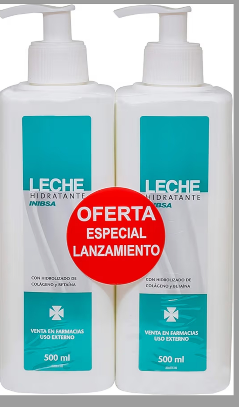 Inibsa Geles Leches Hidratantes - 1 Pack, 1000 Mililitro