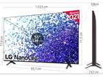 TV LED 55" - LG 55NANO796PC, UHD 4K, Procesador de Imagen 4k Quad Core, Smart TV, DVB-T2 (H.265), Negro