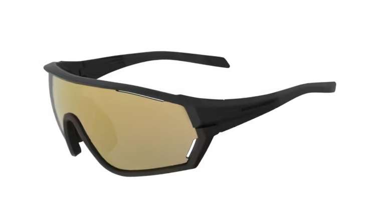 Gafas MTB Rockrider XC race negra con dos lentes