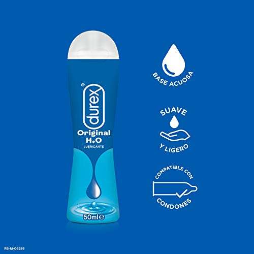 Durex Lubricante Original Base Agua, 50ml. C. Recurrente. Compra única 5,84€