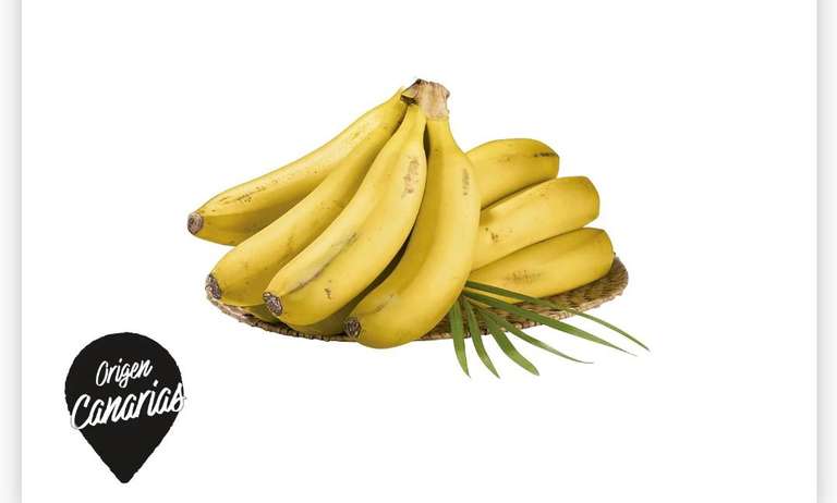 Plátano de Canarias a solo 1.89€ KG