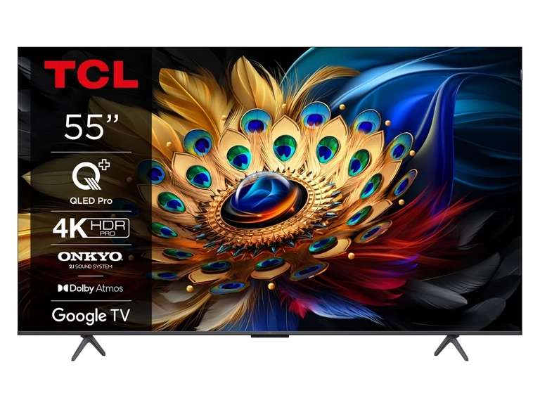 TV TCL 55C655 (QLED - 55'' - 140 cm - 4K Ultra HD - Smart TV)