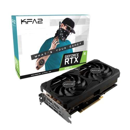 KFA2 GeForce RTX 3060 Ti GDDR6X 1-Click OC Plus (versión actualizada) (8 GB GDDR6X HDMI 3xDP)