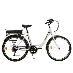Dos bicicletas eléctricas de ciudad WAYSCRAL Everyway E50 26" Blanco (batería incluida)