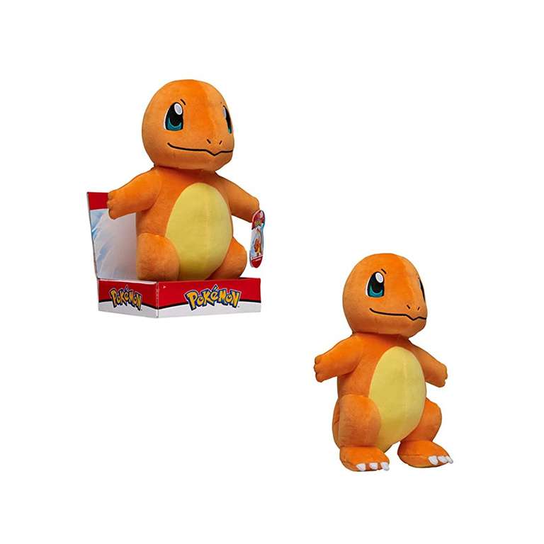BANDAI - Pokémon - Peluche de salamèche (Charmander) - Peluche de 30 cm Suave - JW0060
