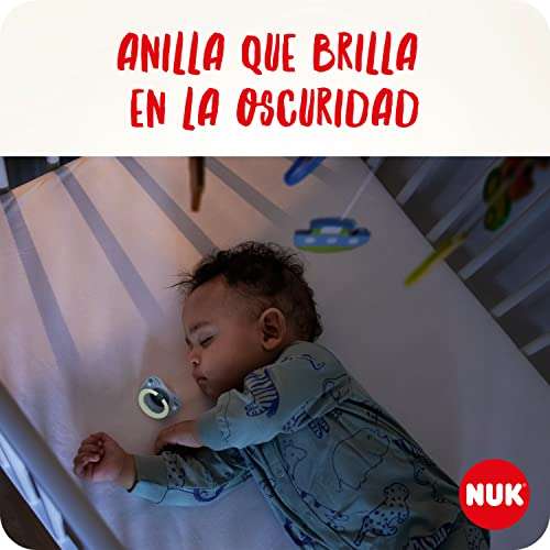 NUK Signature Day & Night chupete | 6-18 meses | Calma al 95 % de los bebés