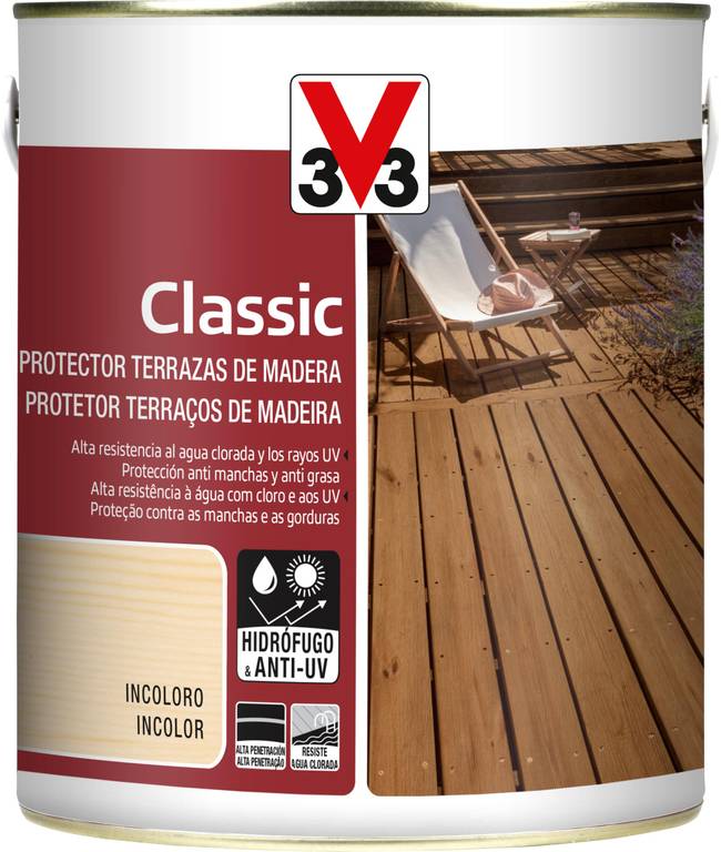 Protector de terrazas de madera