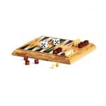 Juego de estrategia de bambú sostenible Backgammon mini de viaje El Corte Inglés