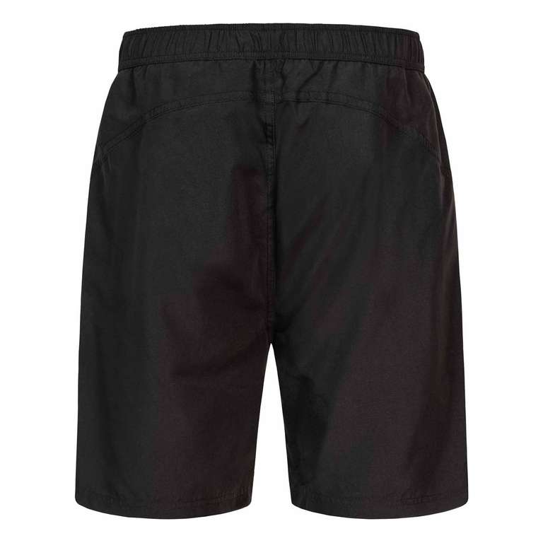 Lonsdale - Pantalón corto Carnkie - regular fit - negro y rojo