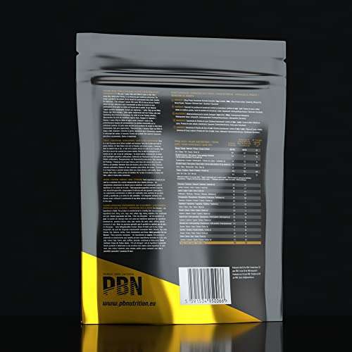 Premium Body Nutrition PBN - Proteína de suero de leche en polvo, 1 kg (sabor manteca de cacahuete)