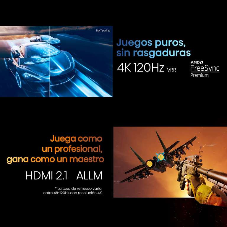 Hisense 65U7HQ - SmartTV 65" 600-nit 4K HDR10+, 120Hz, Dolby Vision IQ, Freeview Play, Alexa Built-in, HDMI 2.1, Modo Filmmaker, Freesync