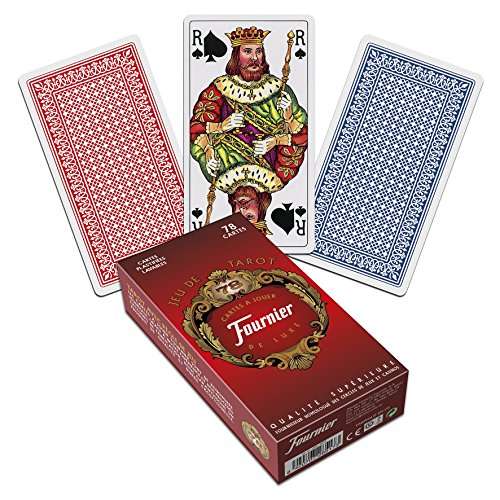 Fournier Tarot (78 Cartas) para Juego, Color Rosso (F28517)