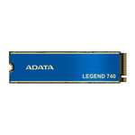 ADATA Legend 740 PCIe Gen3 x4 M.2 2280 Unidad de Estado sólido de 500GB, hasta 2500 MB/s, NVMe 1.3