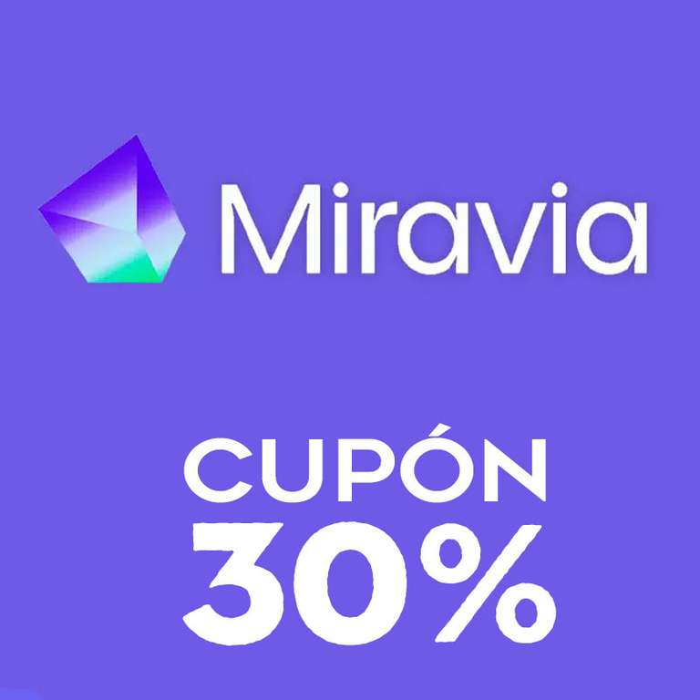 Nuevo cupón de 30% + Envíos Gratis en Miravia (Nuevas cuentas)