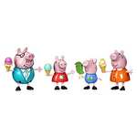 Hasbro- Pack 4 Figuras de la Familia Peppa Pig