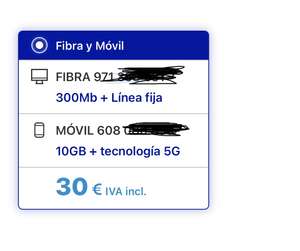 O2 - Cómo contratar Fibra 300Mb + 10GB + línea fija con llamadas ilimitadas a fijos y móviles nacionales por 30€