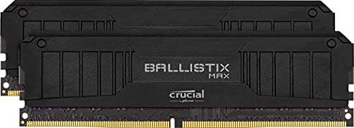 Crucial Ballistix MAX BLM2K16G40C18U4B 4000 MHz, DDR4, DRAM, Memoria Gamer para Ordenadores de sobremesa, 32GB (16GB x2) CL18