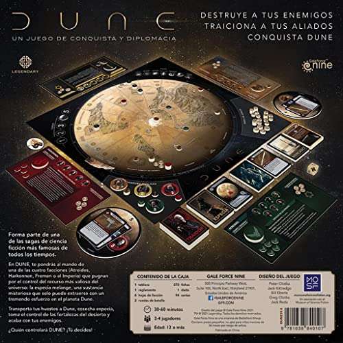 Dune: Un juego de conquista y diplomacia - Juego de Mesa