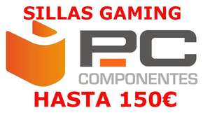 Recopilatorio Sillas Gaming en Oferta (PcComponentes) hasta 150€