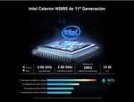 GEEKOM MiniAir 11 Mini PC- Intel 11ªGEN Celeron N5095 (4 núcleos/2.9 Ghz), 8GB DDR4, 256 SSD M.2 NVMe, Windows 11 Pro