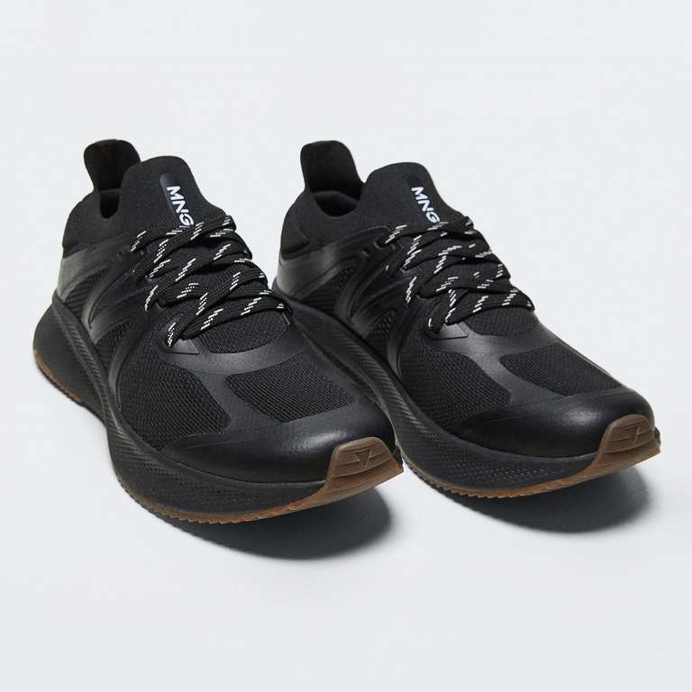 Sneakers MANGO Laguna | Hombre | 2 colores | Tallas (Blanco 41 a 45) Negro (40 a 45)