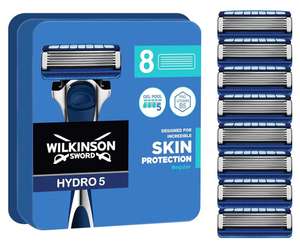 Wilkinson Sword Hydro 5 Skin Protection Regular - 8 Recambios de Cuchillas de Afeitar