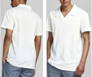 JACK&JONES Camisa polo estilo resort Unicolor ( XS-S-M-L-XL )