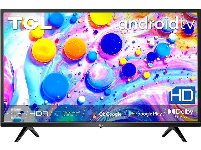 Smart TV TCL 32" HD Android TV HDR Dolby Audio