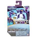 Transformers Juguetes EarthSpark - Figura de Shockwave Deluxe Class - Juguete Robot de 12,5 cm -