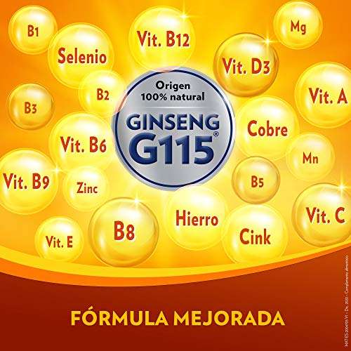 Pharmaton Complex - Multivitamínico con Ginseng - 100 Comprimidos Compactos - Energía Física y Mental
