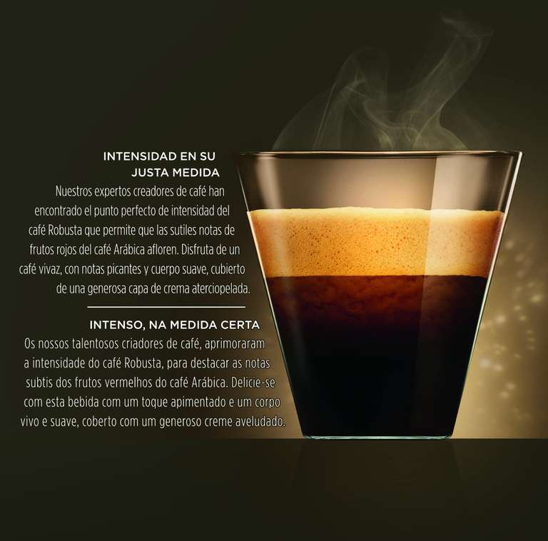 Dolce Gusto NESCAFÉ Espresso Intenso, Intensidad 7, Pack 6 x 30 - Total: 180 Cápsulas