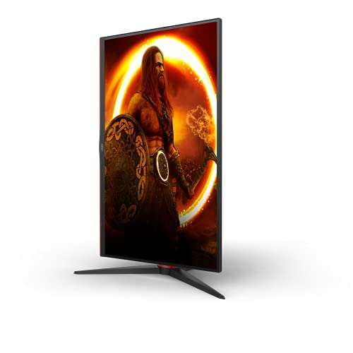 AOC Gaming 27G2SP - Monitor FHD de 27 Pulgadas, 165 Hz,Respuesta 1 ms, FreeSync Premium (1920 x 1080, HDMI, DisplayPort), Color Negro y Rojo