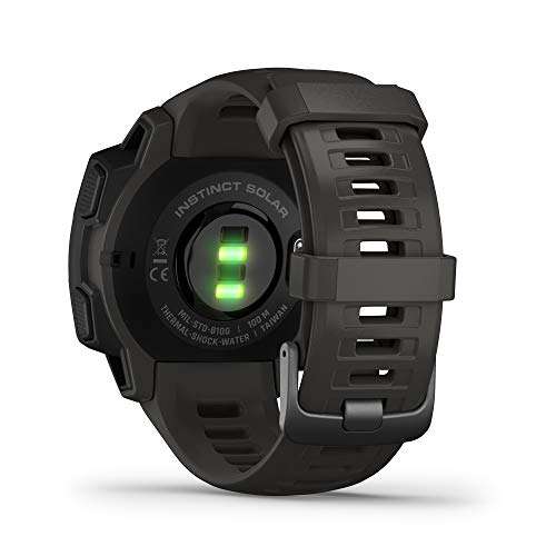 Amazon Italia - Garmin Instinct Tactical Solar, Reloj GPS resistente con carga solar y funciones tácticas - Negro
