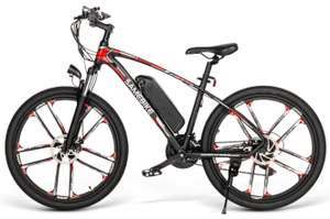 SAMEBIKE MY-SM26 bicicleta eléctrica de montaña Ebike 26 pulgadas bicicleta eléctrica MTB bicicleta 48V 350W.