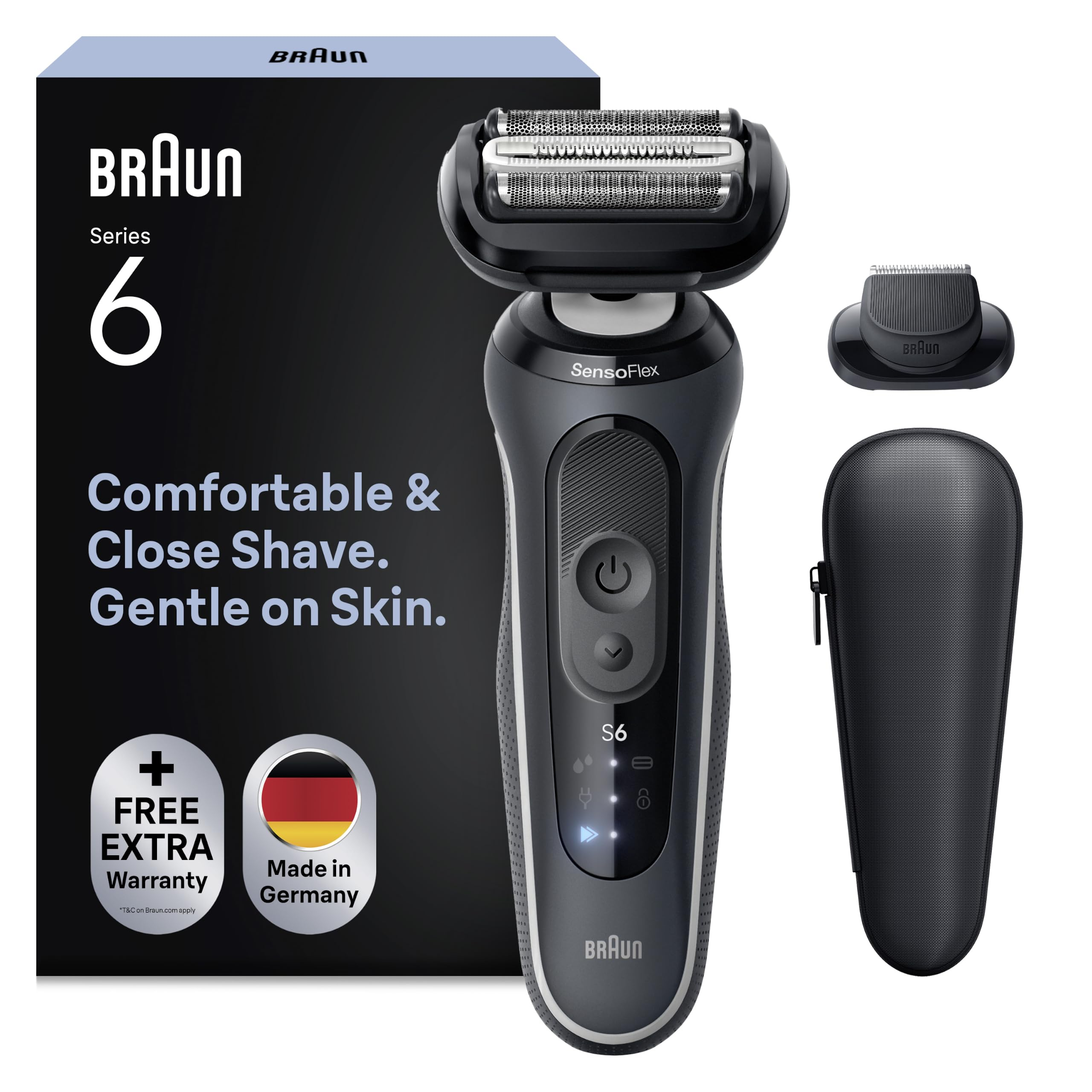 Braun Series 6 Afeitadora Eléctrica Hombre, 62-G1200SI