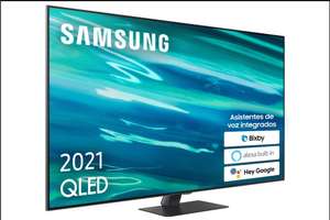 TV QLED 55" - SAMSUNG QE55Q80AATXXC | HDMI 2.1, 120Hz, FALD VA, 50 zonas
