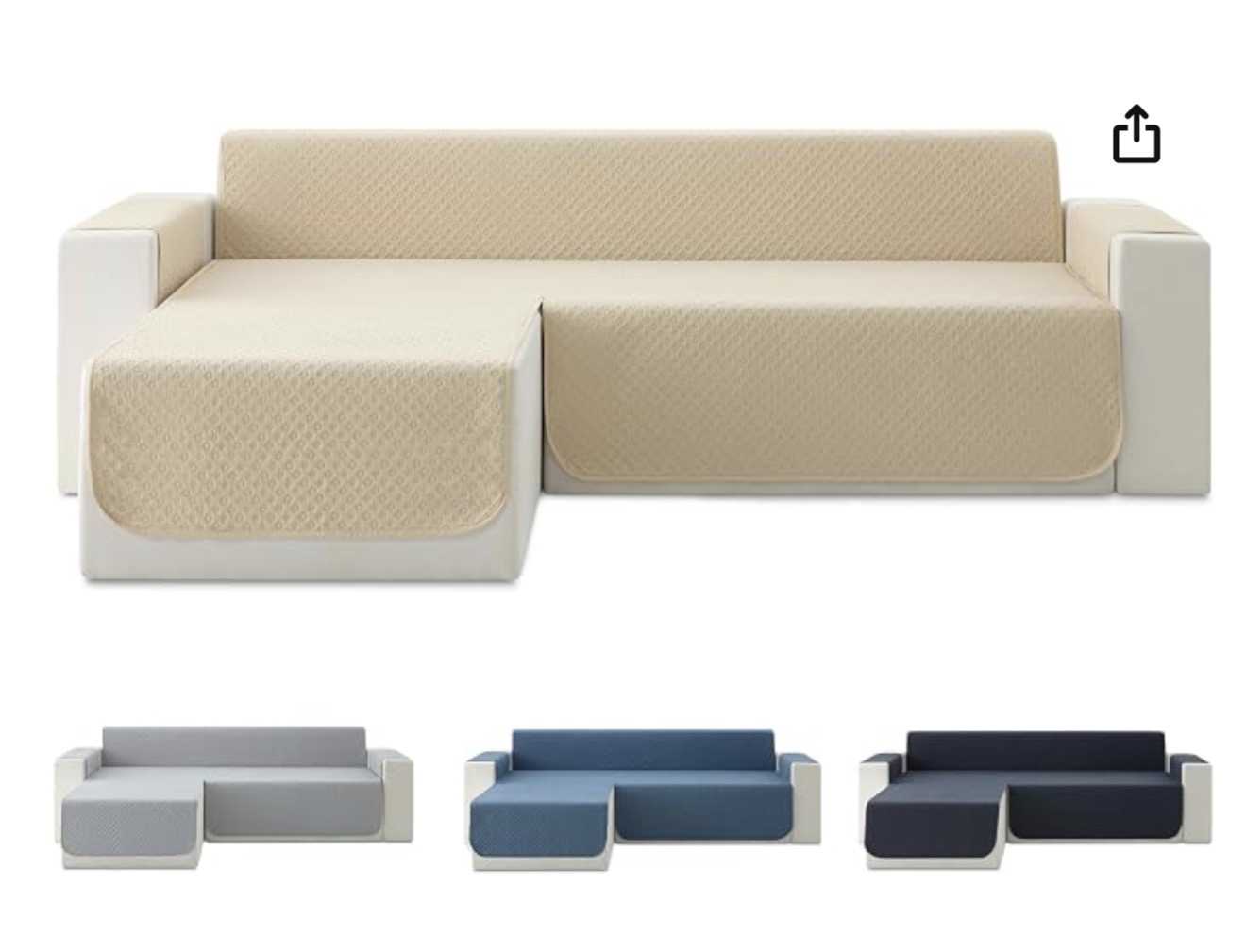 Todocama Funda Cubre Sofá Chaise Long - IZQUIERDO O DERECHO 240cm - VARIEDAD DE COLORES
