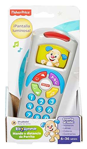 Fisher-Price Mando a distancia perrito, juguete electrónico bebé +6 meses (Mattel DLD35)