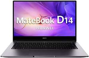 HUAWEI MateBook D14, i5-1135G7,8GB RAM,512GB SSD,pantalla 14'' resolución FullHD, cuerpo aluminio,botón inicio con huella dactilar, Español
