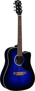 EKO Ranger CW EQ Blue Sunburst - Guitarra acústica con ecualizador,