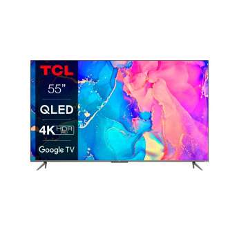 TV TCL QLED 55" 55C631 Ultra HD 4K Google TV