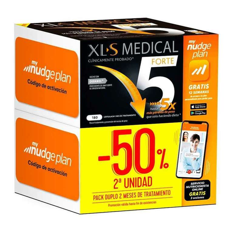 Duplo XLS Medical Forte 5 2x180 Cápsulas